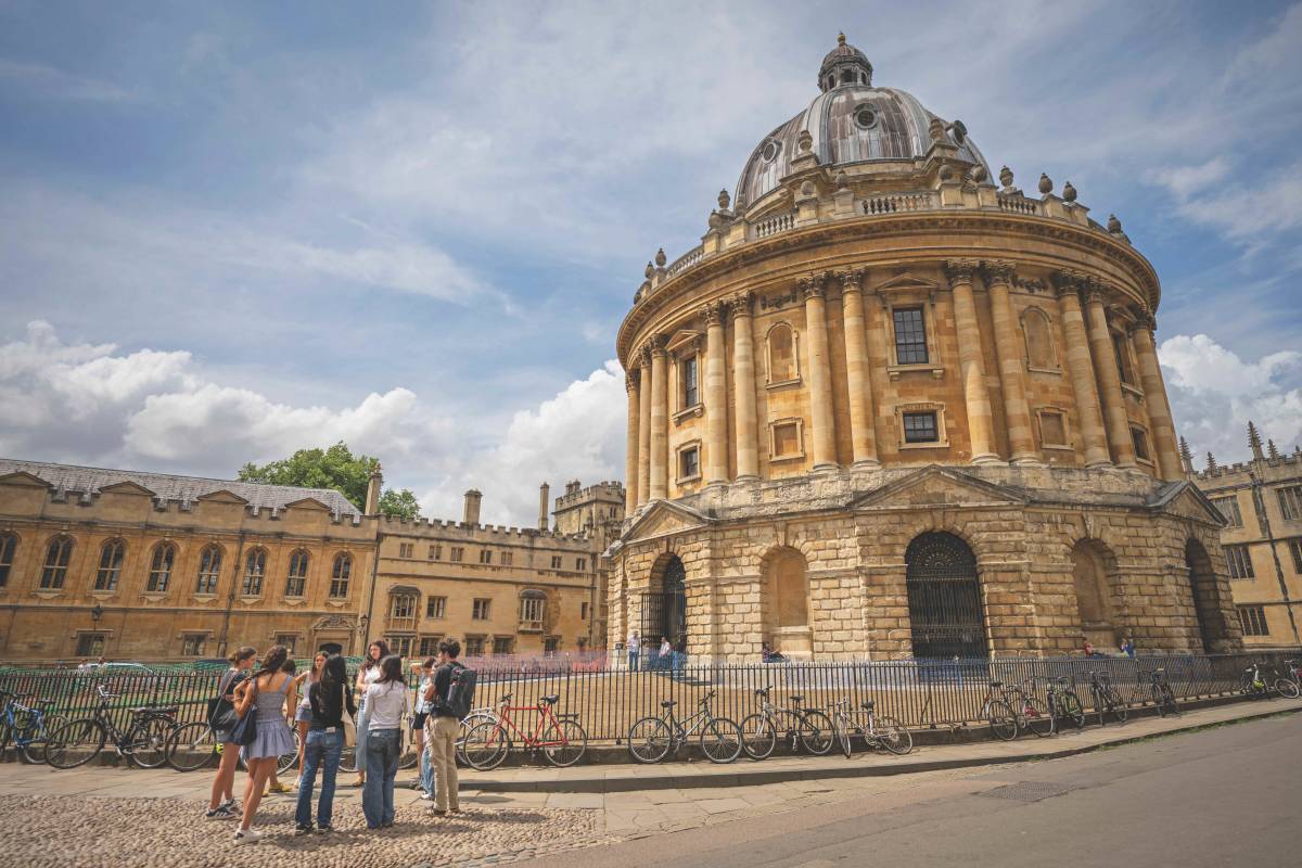 Oxford campus and students