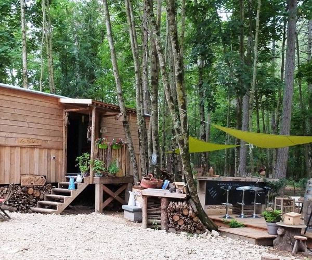 wooden house