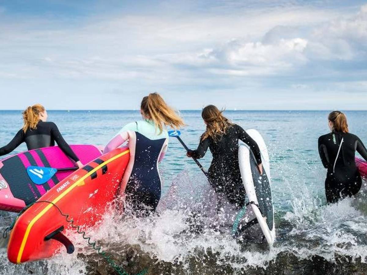 Paddleboarding at Penryn