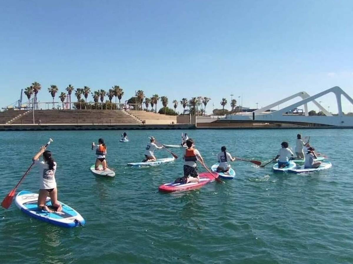 Paddleboarding in Valencia