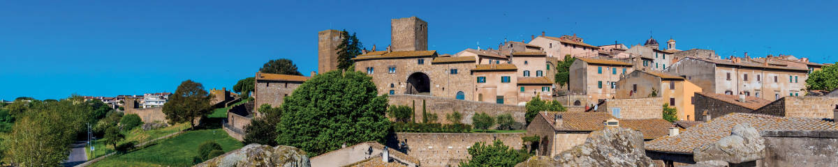 Panorama of Tuscania
