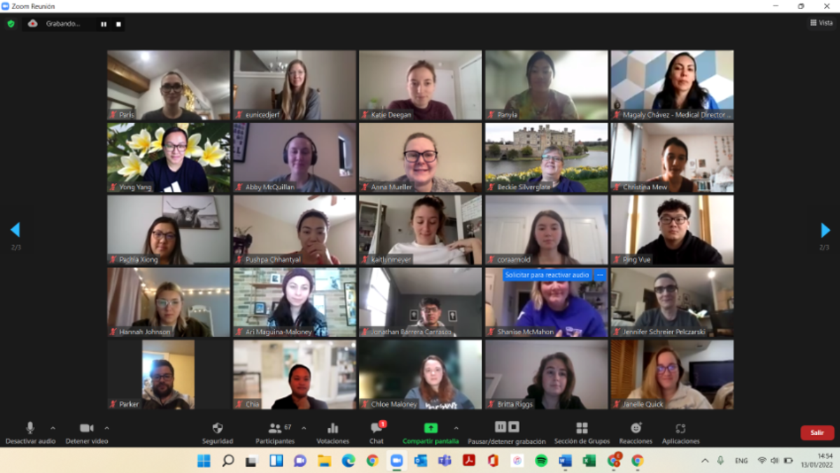 Participants of a recent Virtual Elective