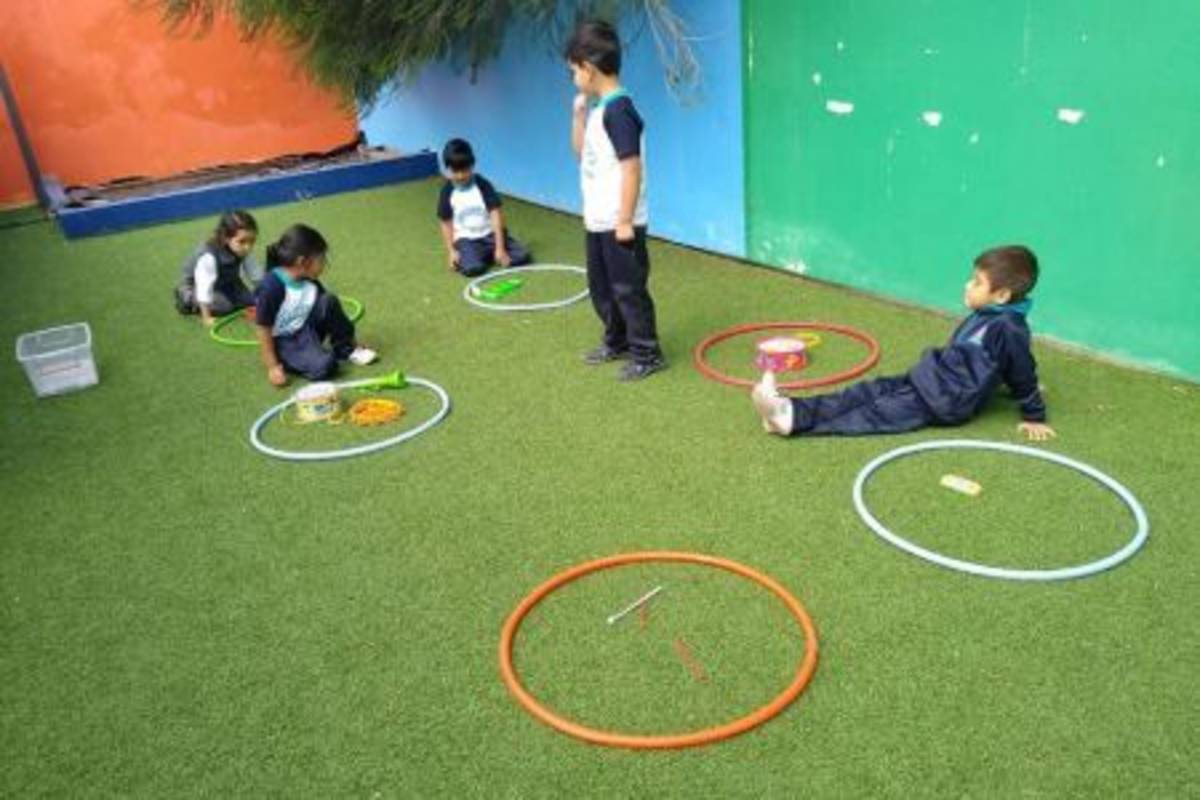 physical education class in Peru