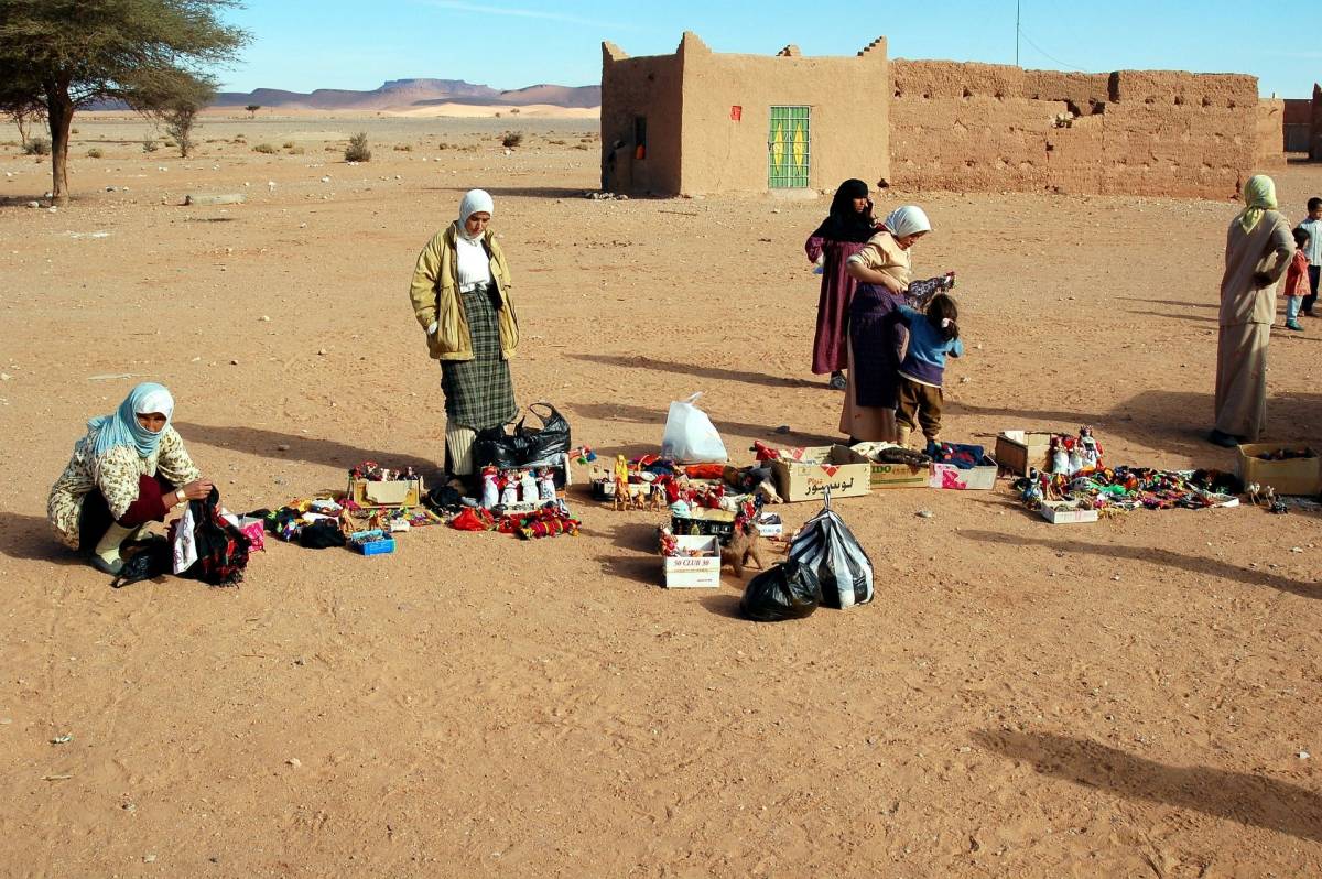 People in the Dessert