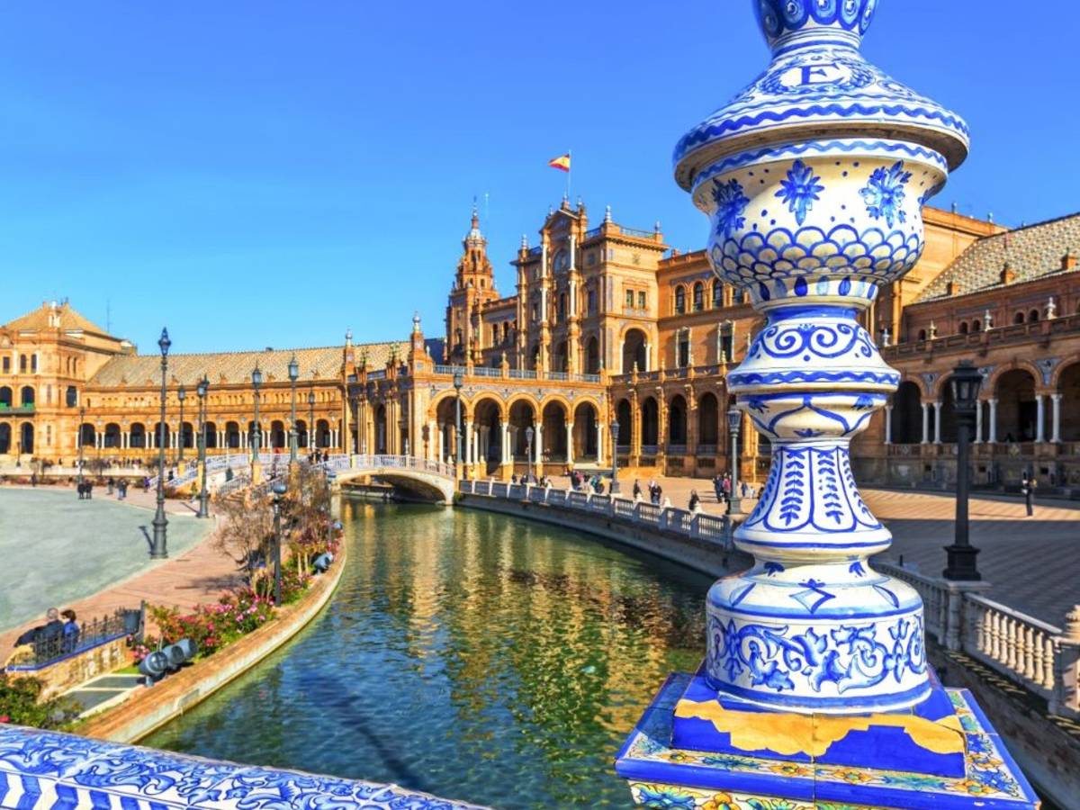 Plaza in Seville, Spain