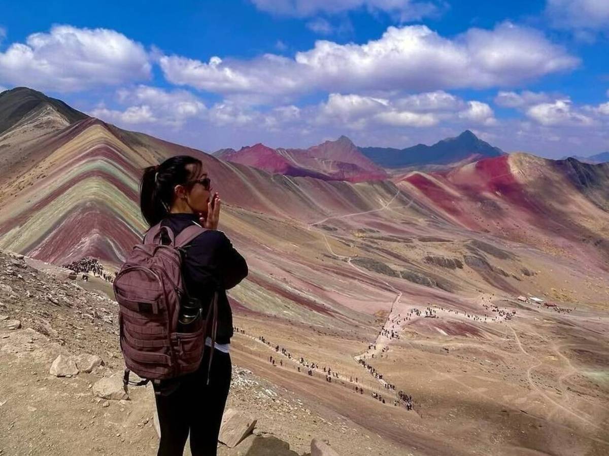 Rainbow Mountain fun!