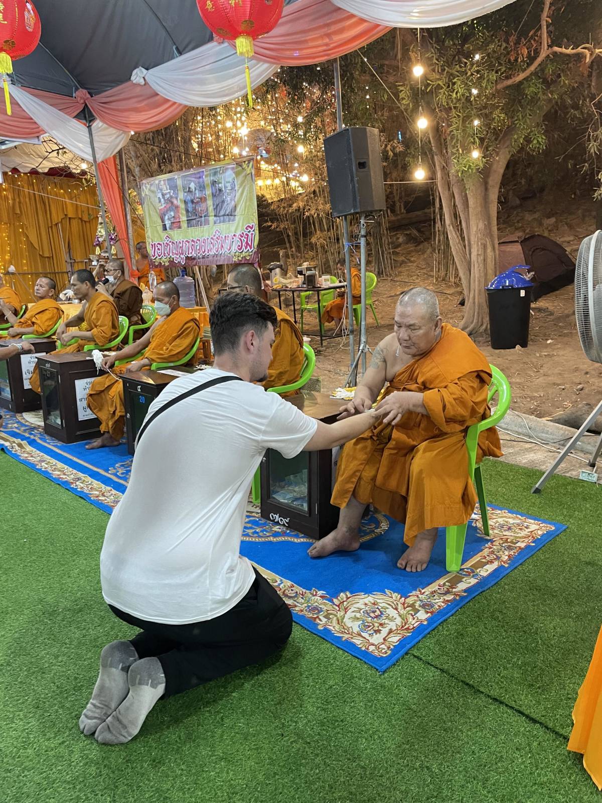 Receiving a blessing