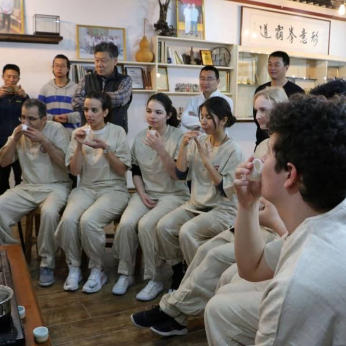 kung fu and tea activites with our friendly club