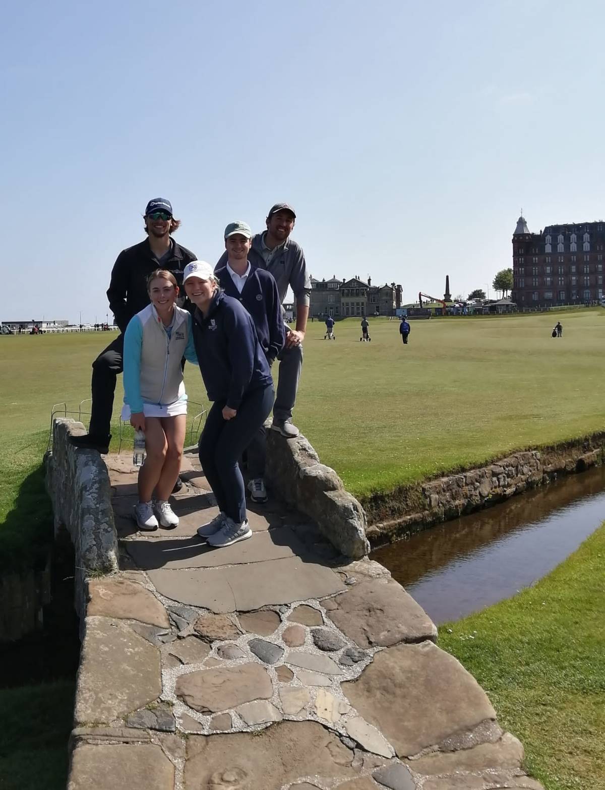 Scotland golf candidates on a golf course