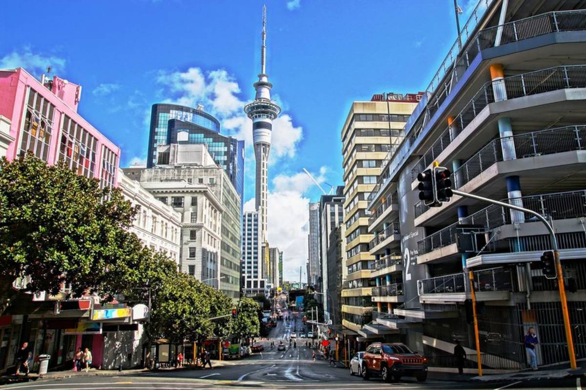 Sky tower in Auckland