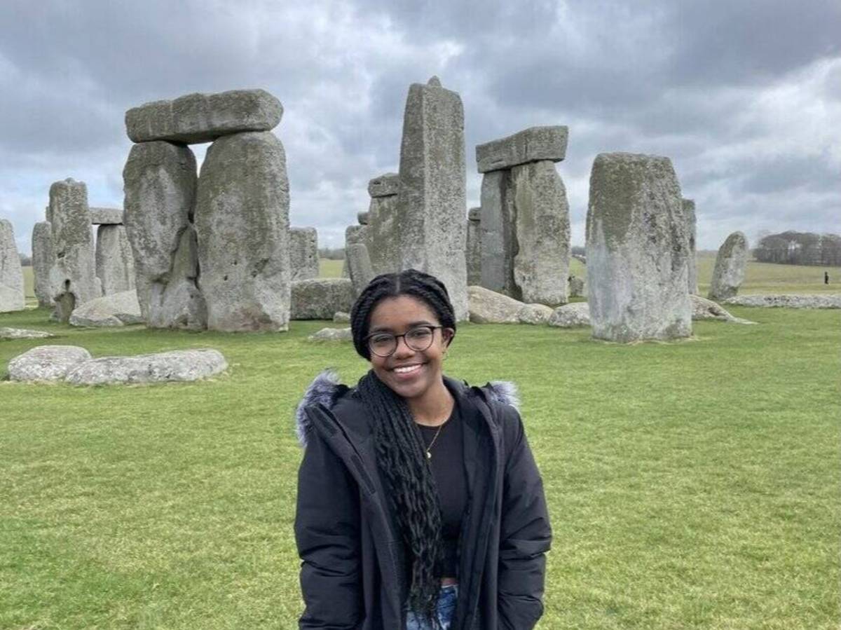 Student at Stonehedge