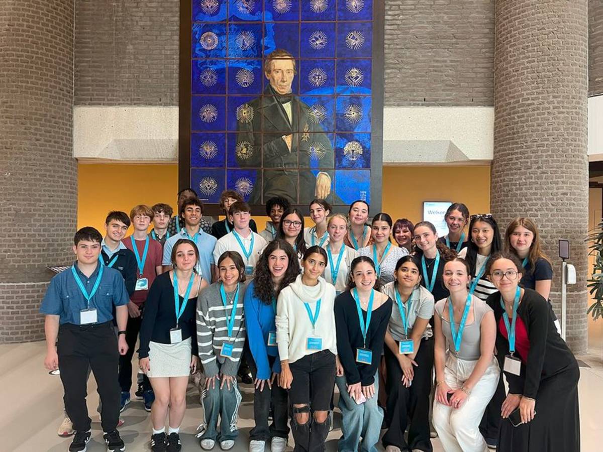 Student excursion on program in Amsterdam