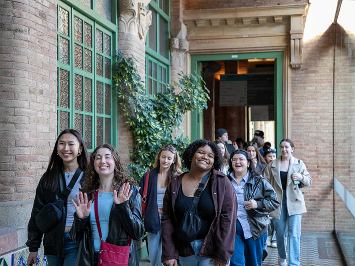 Students at Casa Convalescencia UAB