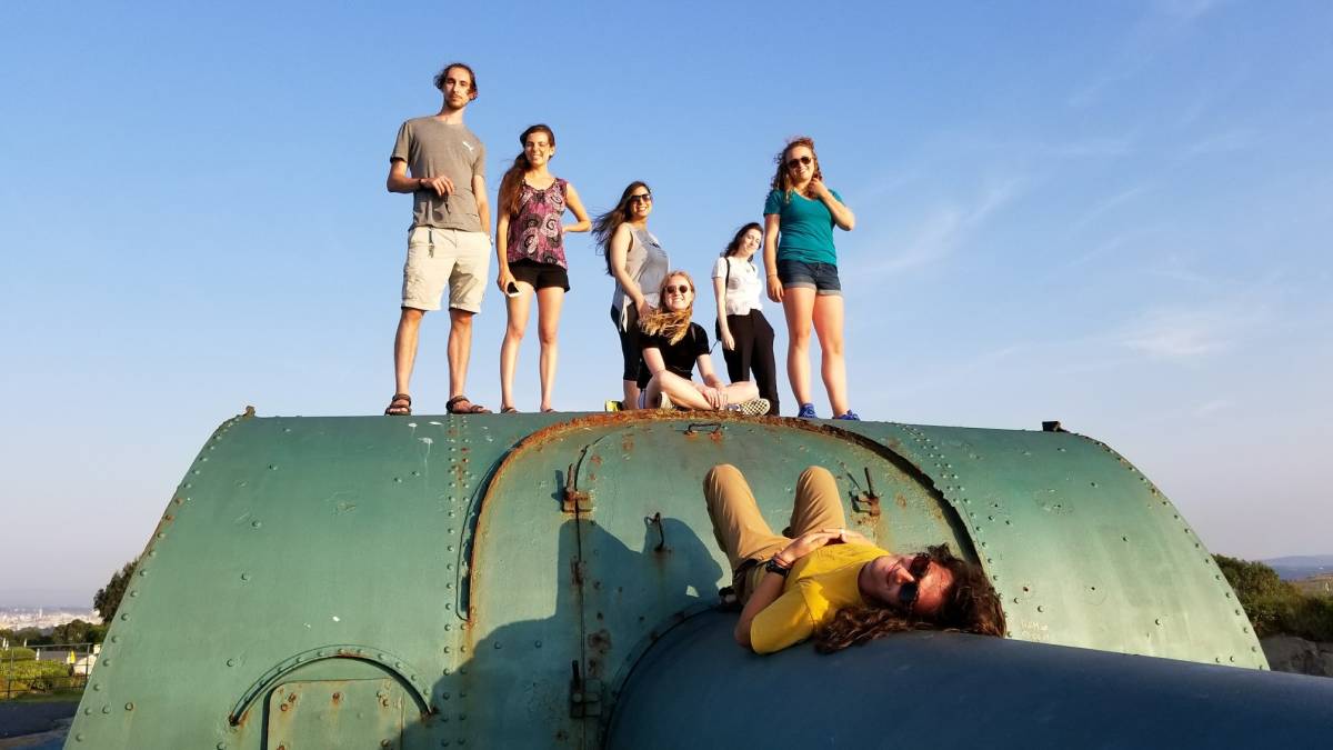 Students at Monte San Pedro