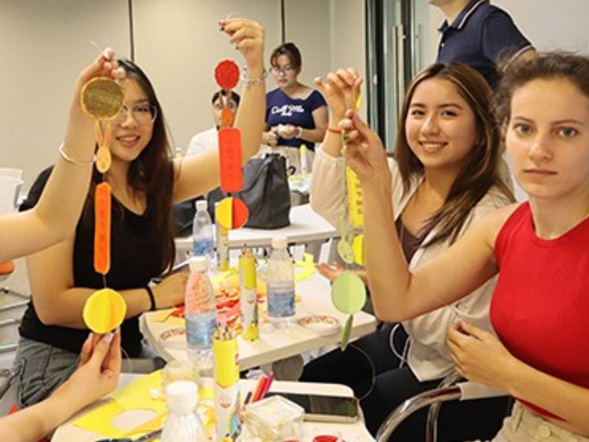 Students crafts at South China University of Technology