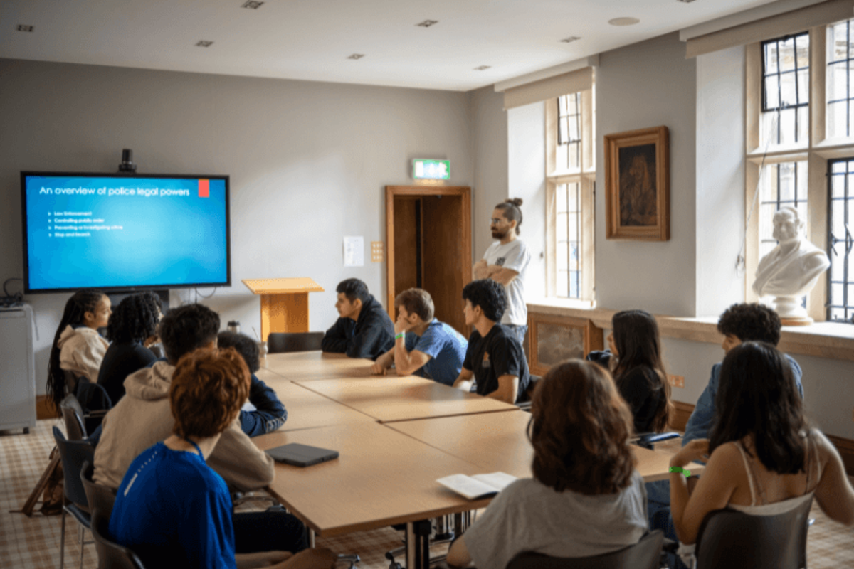 Students in classroom