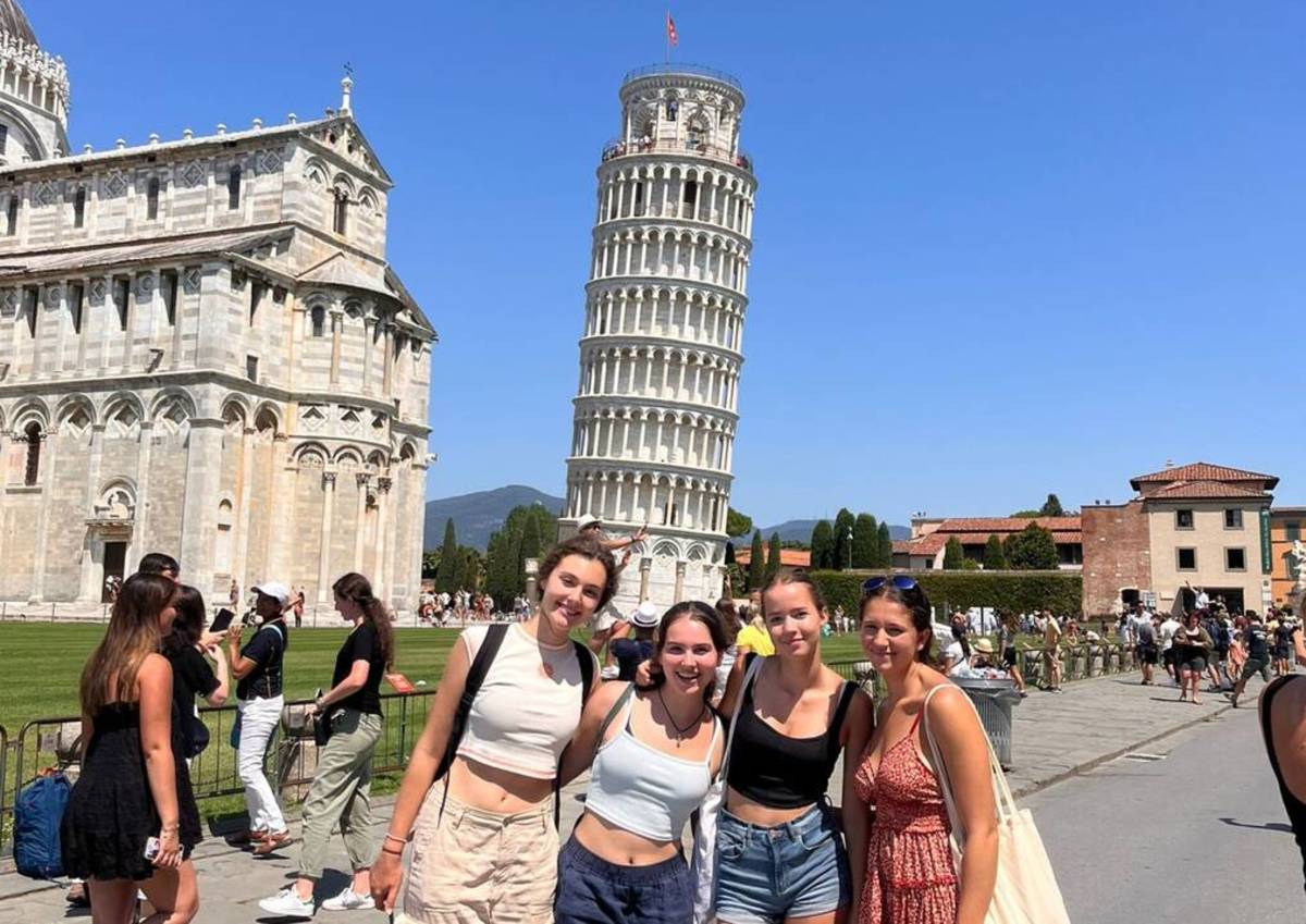 Students in Pisa
