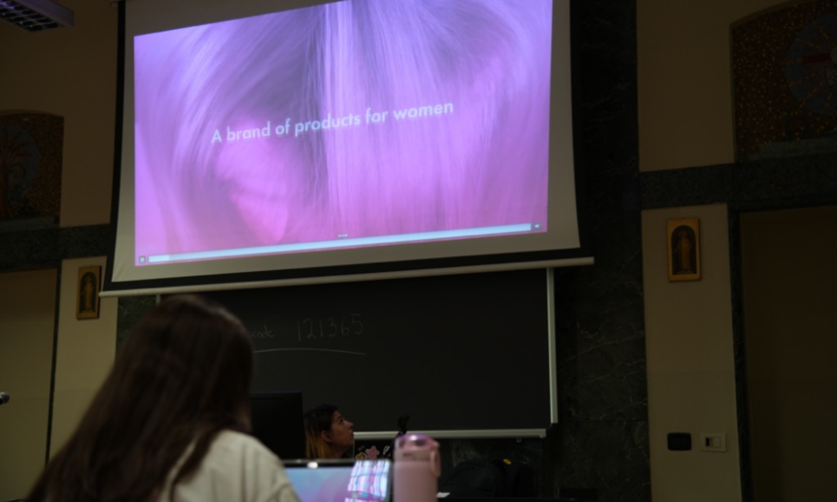 Students Learning About the Psychology Behind the Goovi Brand for Women