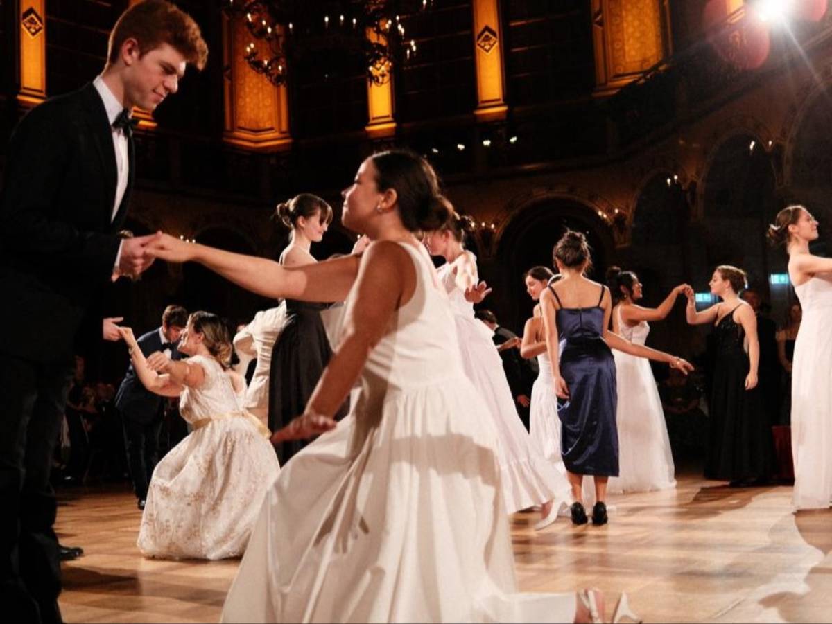 Students waltzing at a Viennese Ball.