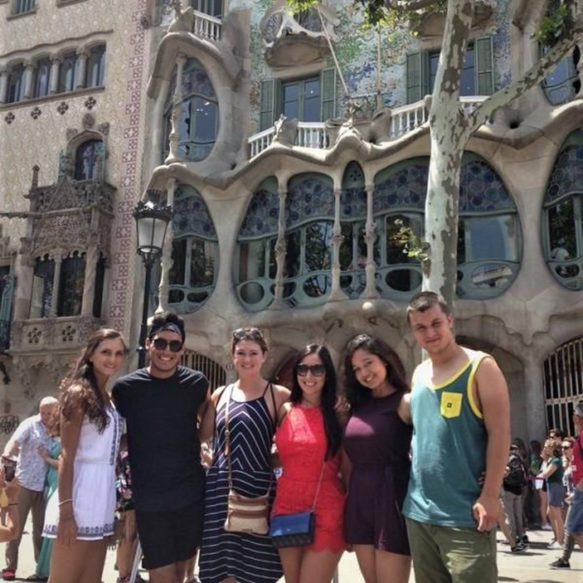 Students in Barcelona