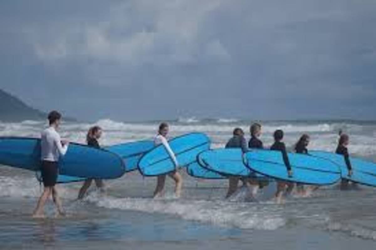Surfing time