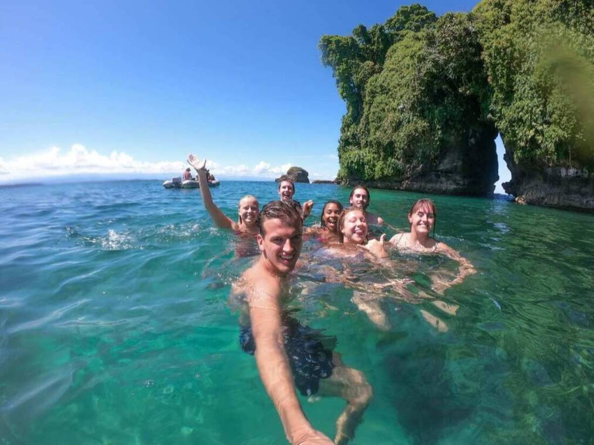 swimming in Costa Rica