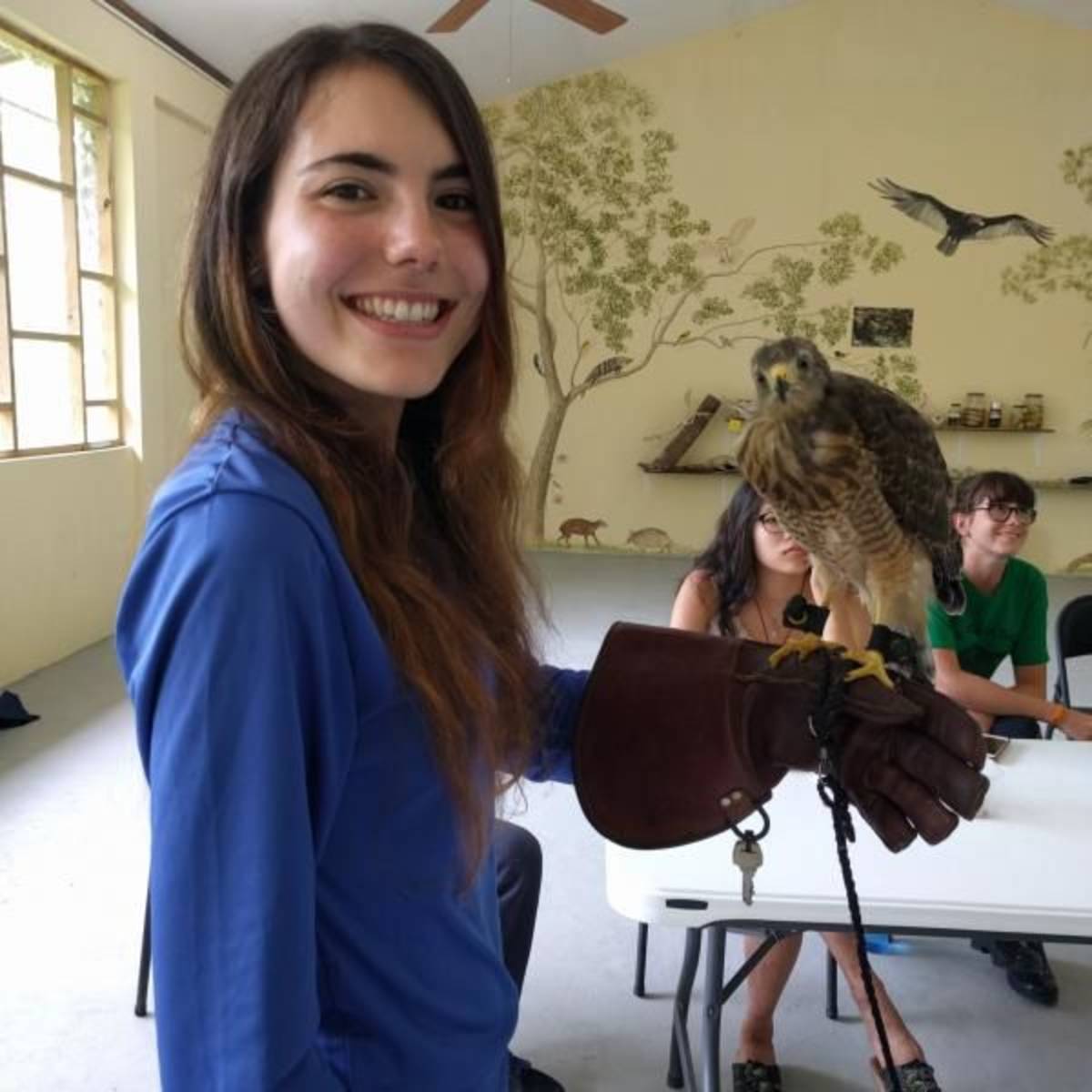 tasha with raptor 