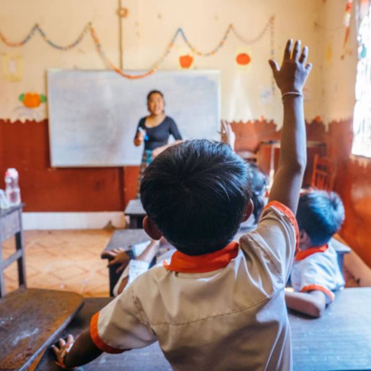 Teaching volunteer in Cambodia