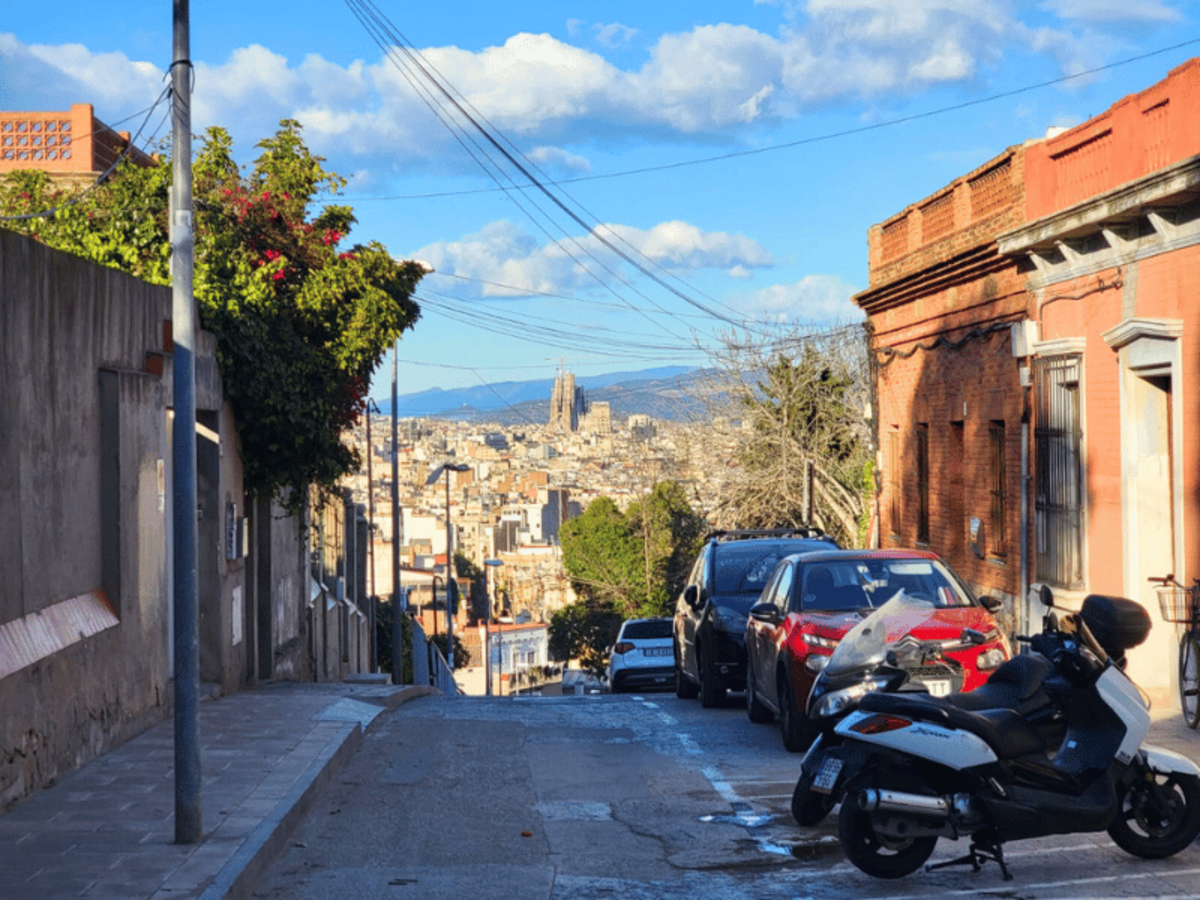 The streets of Barcelona