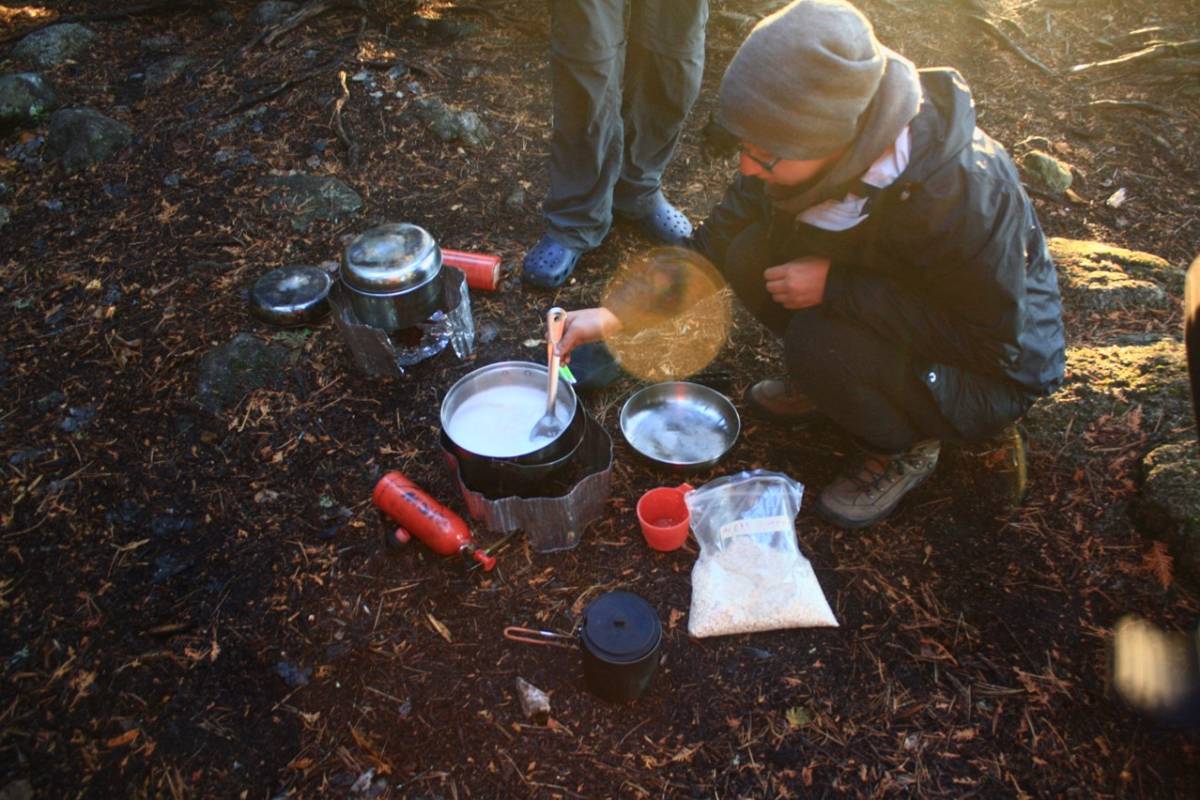 Trail cooking
