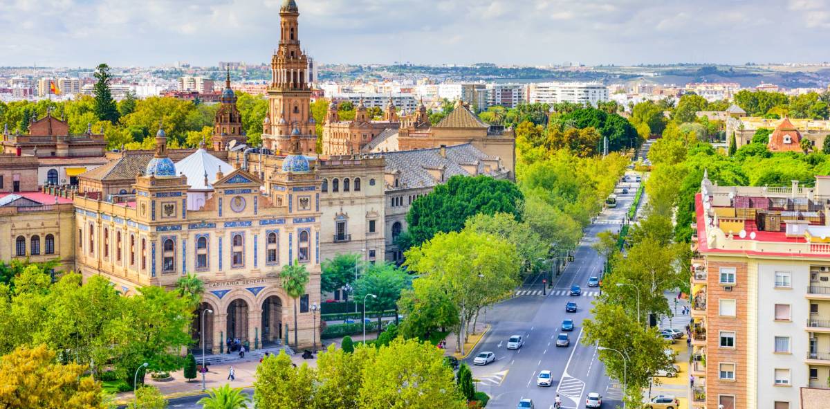 View of Seville, Spain.