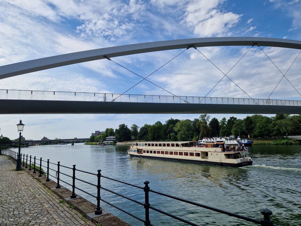 View of the Meuse river in Maastricht