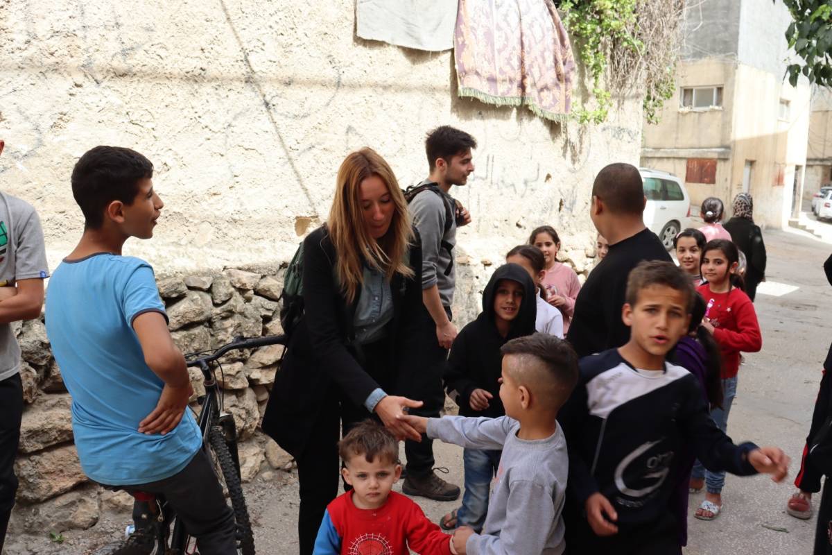 Volunteer in the West Bank