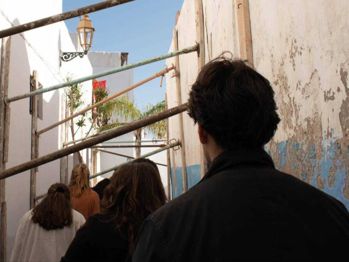 Walking through Old Medina in Rabat.