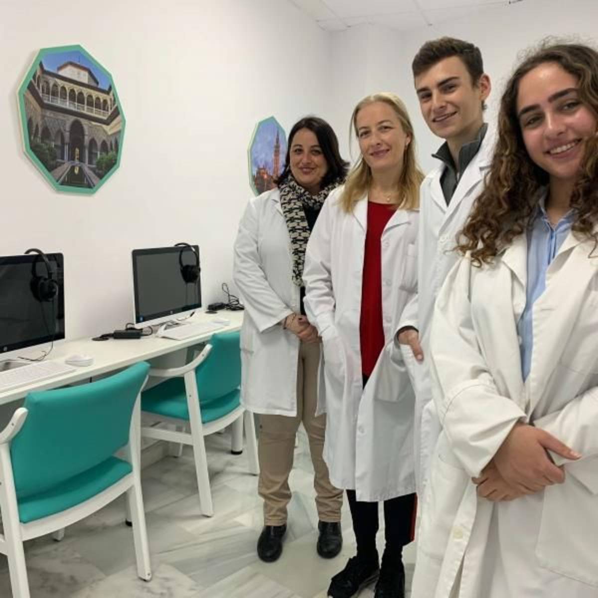 Healthcare interns in Seville, Spain