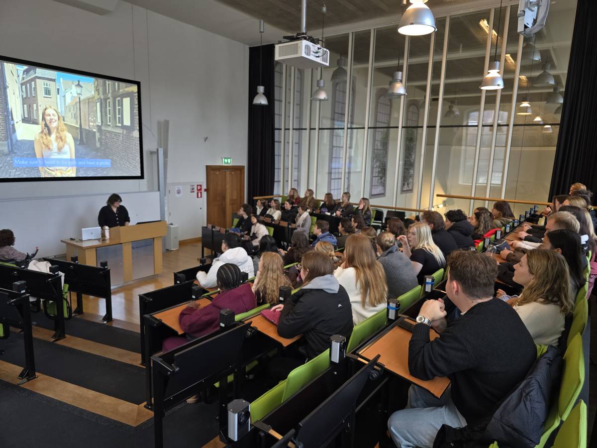 Winter students during the official opening of the January programmes