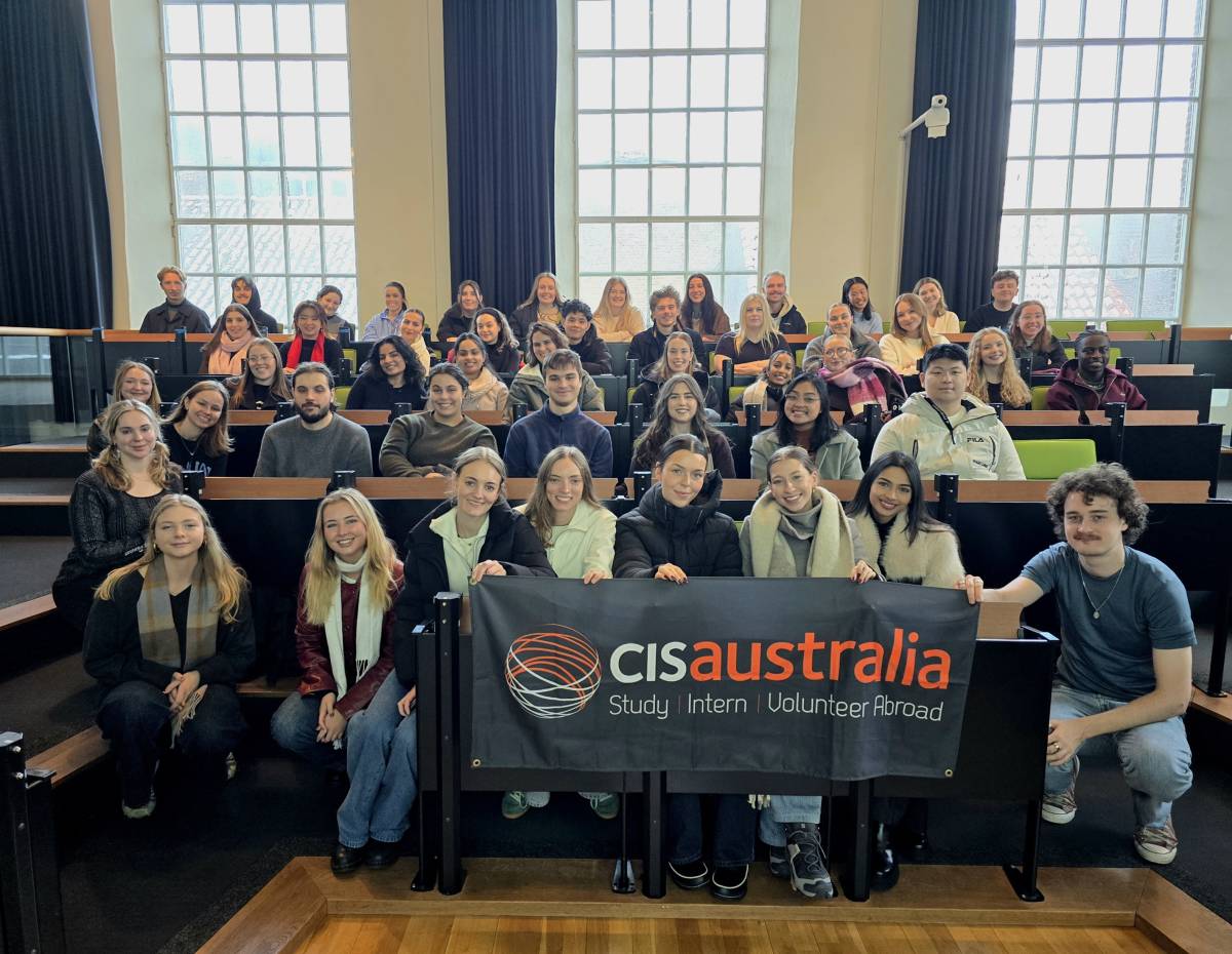 Winter students during the opening ceremony in January 2026