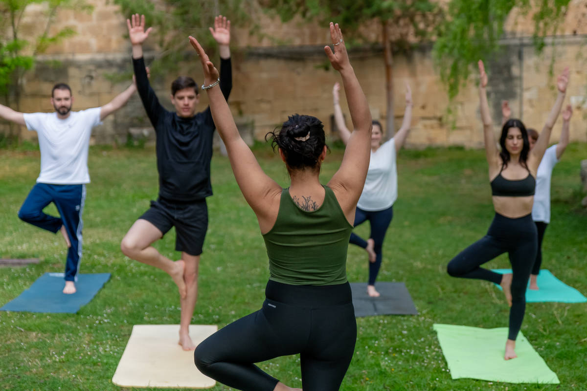 Yoga en la naturaleza