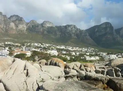 houses on the hills of Cape Town