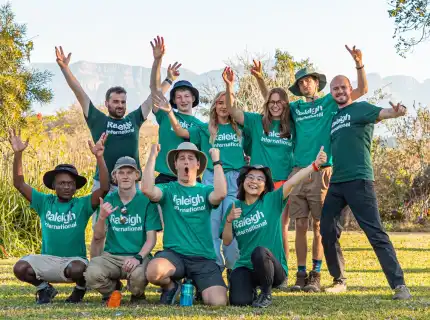 Raleigh International volunteers