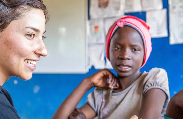 teaching in classroom