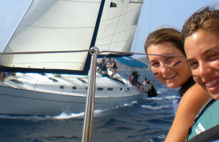 Group of Friends sailing