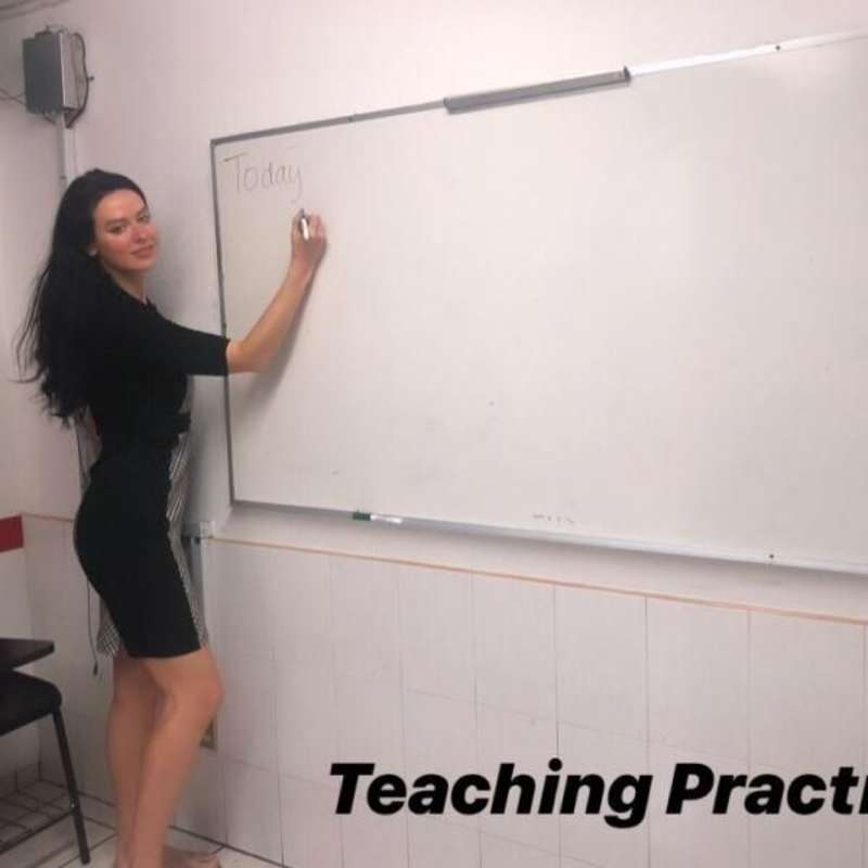 10 hours of observed teaching practicum on real EFL students