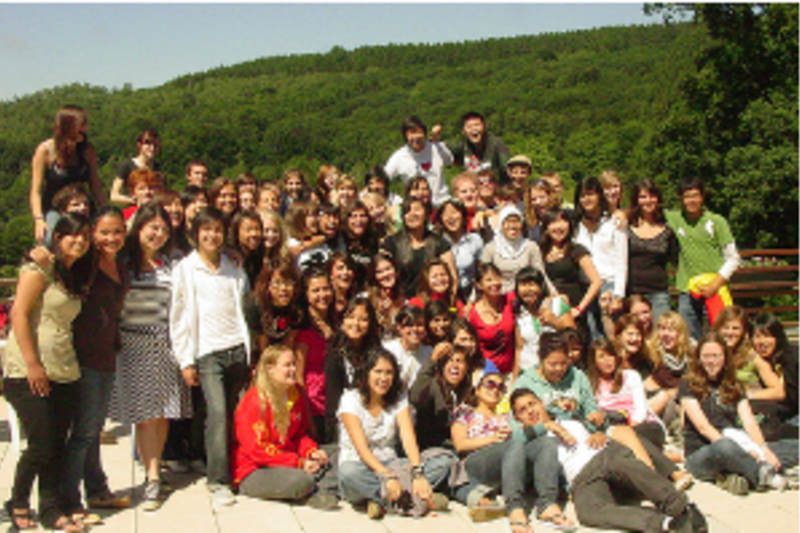 AFS students in Belgium