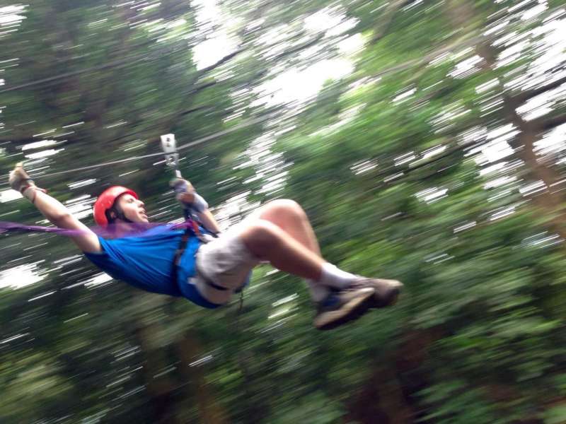 zipline in Costa Rica