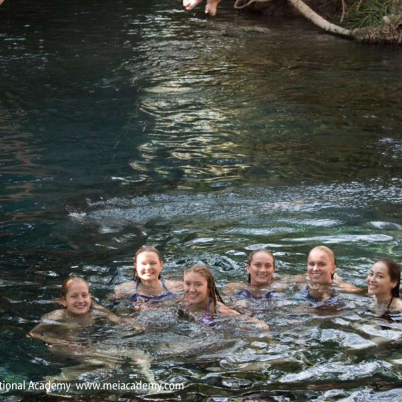 swimming