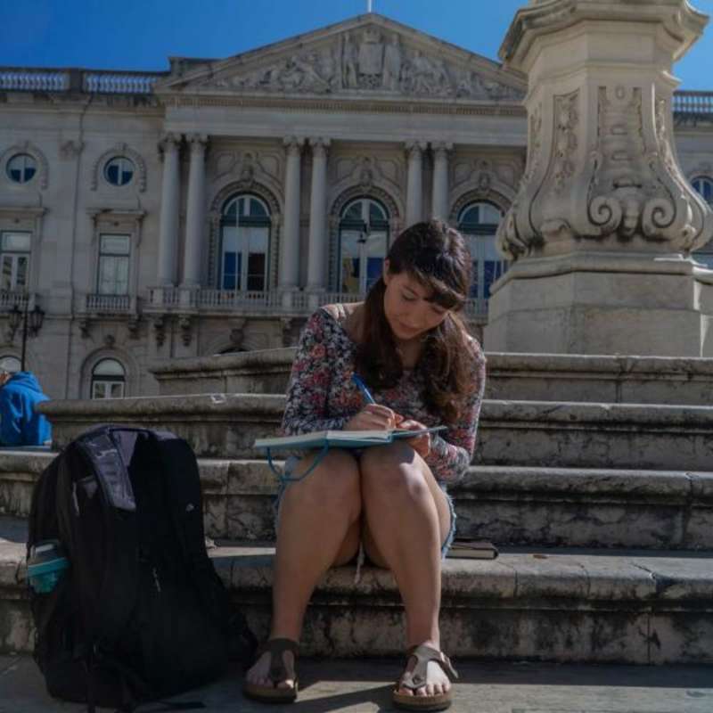 Morning note in Lisbon.