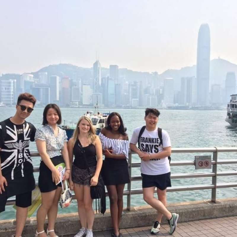 Against the Hong Kong skyline - Absolute Internship Hong Kong