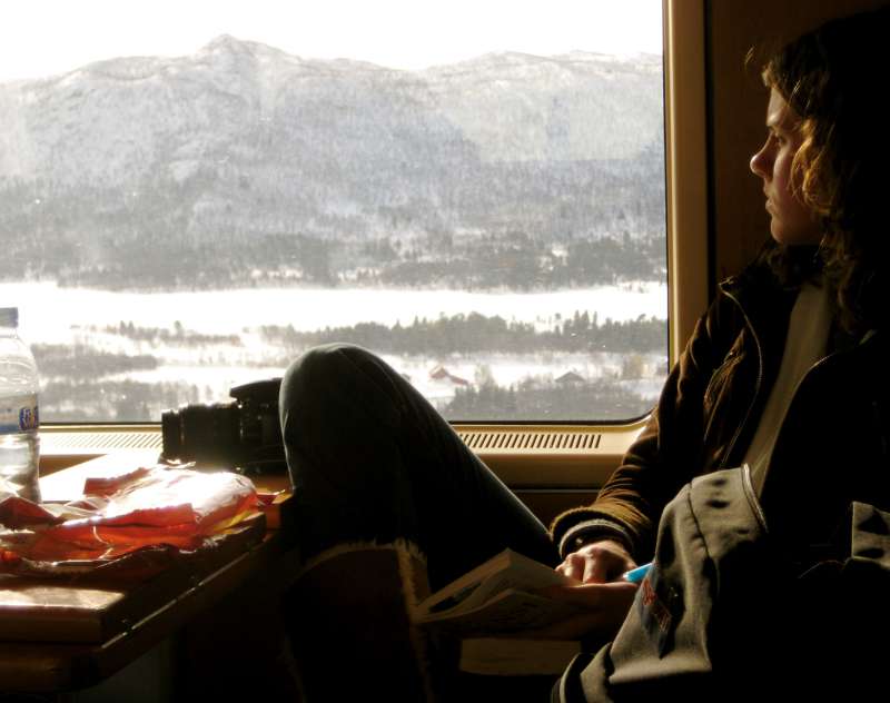 train ride in Alicante, Spain