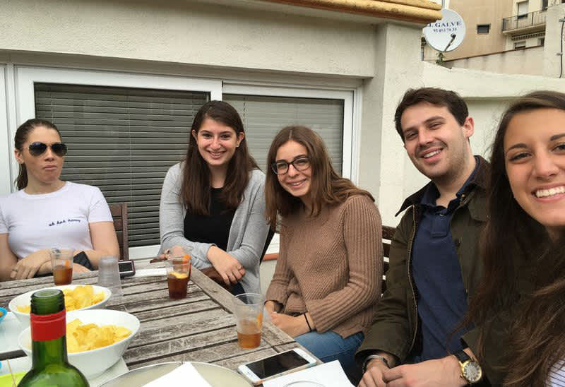 CIEE Study Abroad students in Barcelona